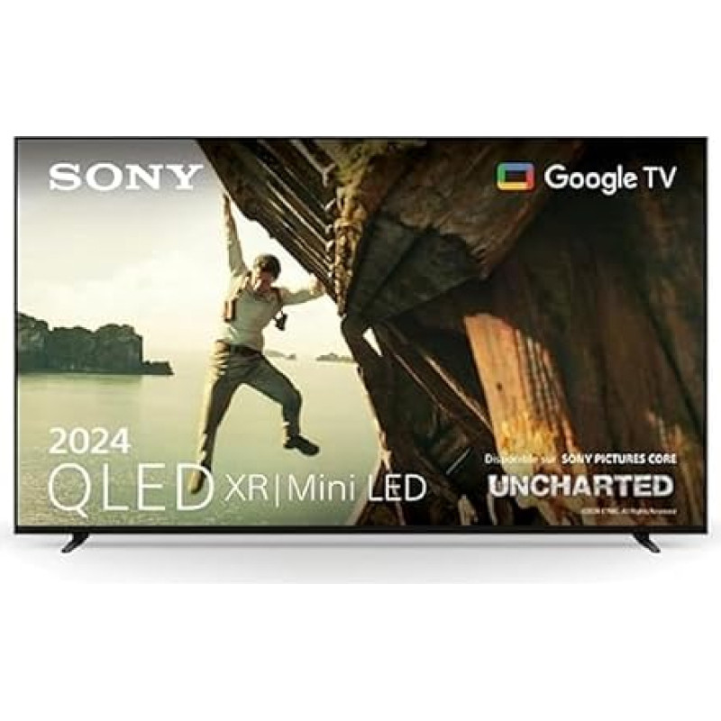 SONY BRAVIA 7 QLED (XR l Mini LED) 65 Inch 4K HDR Google Smart TV (2024) | Gaming Functions, IMAX Enhanced, Dolby Vision Atmos, Chromecast, AirPlay, 120Hz 65XR70