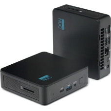 FutureNUC Entry - NUC Intel® Celeron N100 Barebone - Keturių branduolių 3,4 GHz procesorius - Be atminties - Be operacinės sistemos - BT 5.3 - Wi-Fi 6 - Mini mikro stalinis kompiuteris namams ir verslui