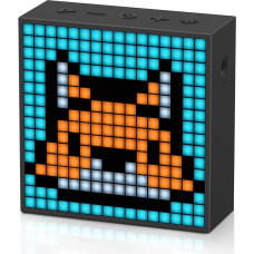 Divoom Timebox-Evo Pixel Art Bluetooth Speaker with Programmable 256 LED Panel, 3.9 x 1.5 x 3.9 Inches (Black)