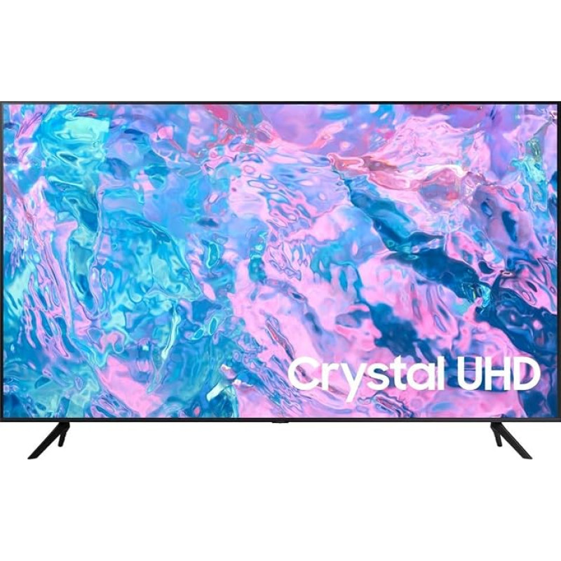 Samsung Crystal UHD CU7170 Series 75 Inch TV, PurColor, Crystal Processor 4K, Motion Xcelerator, Smart TV, (Model 2023, 75CU7170)