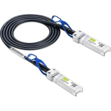 10Gtek 25G SFP28 DAC kabelis, 25GBASE-CR SFP28 SFP28 į SFP28 pasyvusis tiesioginio prijungimo varinis 