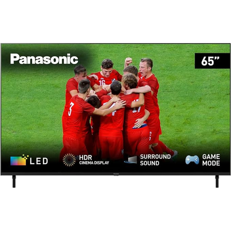 Panasonic TX-65LXW834 164 cm LED TV (65 Inches, 4K HDR UHD, HCX Processor, Dolby Atmos, Smart TV, Voice Assistant, Bluetooth, HDMI, USB), Black