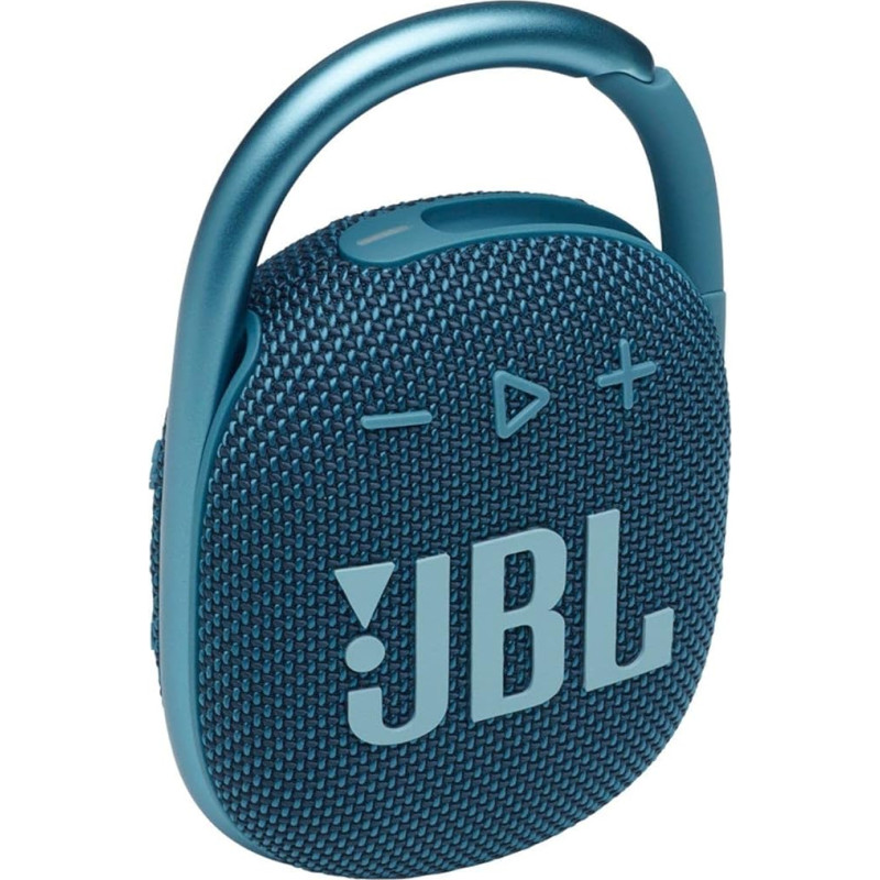 JBL Clip 4 - Portable Mini Bluetooth Speaker, Big Sound and Powerful Bass, IP67 Waterproof and Dustproof, 10 Hours Playtime for Home, Outdoor and Travel - Blue