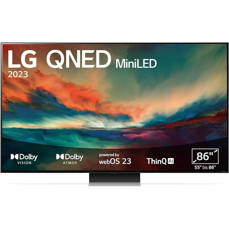 LG 86QNED866RE 218 cm (86 Inch) 4K QNED MiniLED TV (Active HDR, 120 Hz, Smart TV) [Model Year 2023]