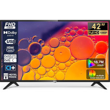 TuTu 42 Inch (106 cm) TV Full HD LED TV Triple Tuner (DVB-T/T2-C-S/S2) HDMI USB CI/CI+ Hotel Mode, USB Media Player (2023)