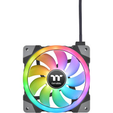 Thermaltake Swafan EX12 RGB kompiuterio aušinimo ventiliatorius TT Premium Edition, 3 pakuotės, 120 mm, juodas