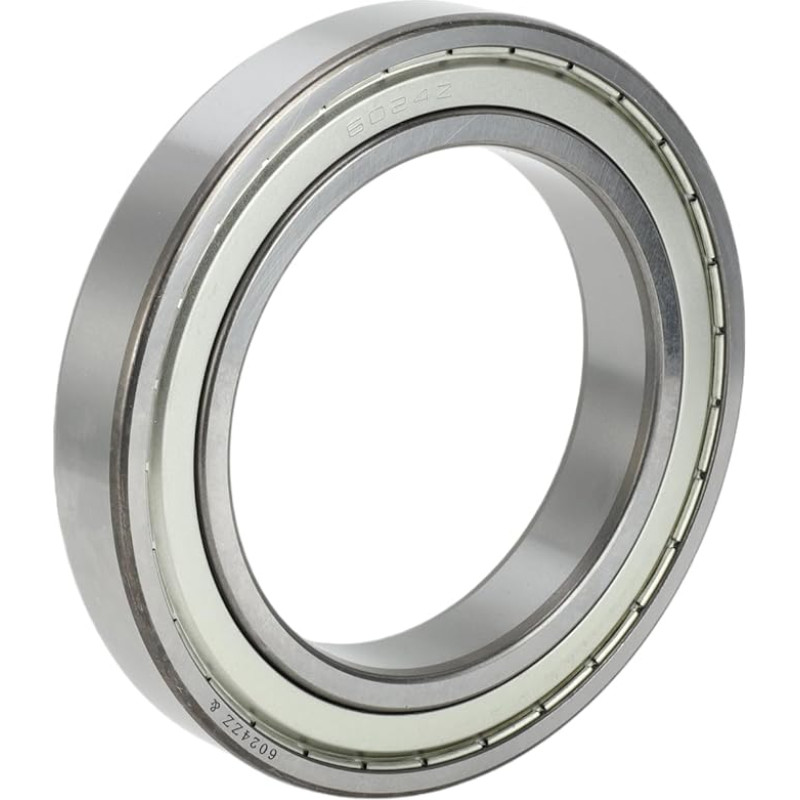 A ABSOPRO 6024ZZ Deep Groove Ball Bearing P0 120 x 180 x 28 mm Tepami guoliai Dvigubas metalinis sandariklis Sidabrinis tonas Motorolerio riedlentės ratas