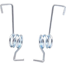 Bucket Rotating Mop Torsionsfeder Pull Back Foot Step On Mop Ersatzteile Wire Dia 2.5MM (Color : Metallic, Size : 1 Left and 1 Right)