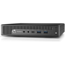 HP ProDesk 600 G2 Mini PC Desktop-PC (Intel Core i5-6500T, 8GB RAM, 128GB SSD, Windows 10 Pro ES 64), juodos spalvos (Visuotinai prieinamas)