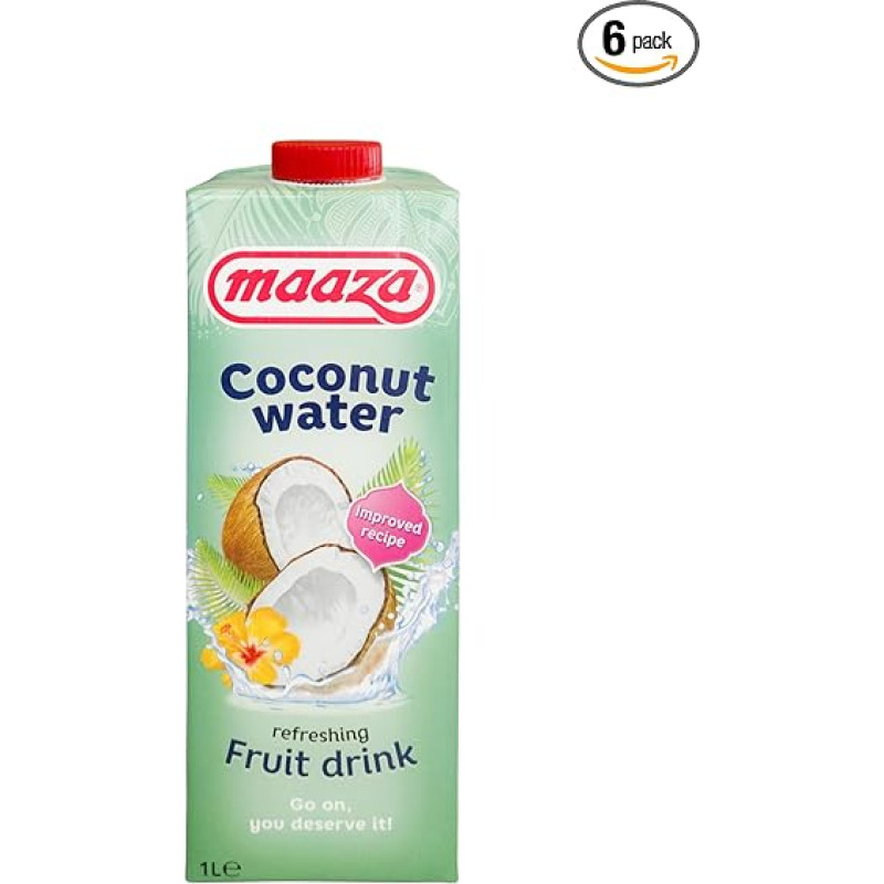 Maaza Coconut Water, Coconut Water to Enjoy, 6 x 1 Litre Coconut Water