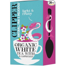 CLIPPER WHITE TEA WITH RASPBERRY ORGANIC 34 g (20 x 1.7 g)