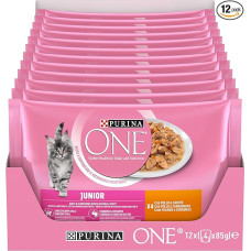 PURINA ONE Single Serve Junior Chicken 4 x 85 g