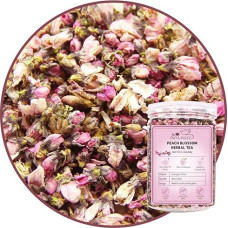 LWXLXLJMJZC-Getrockneter Pfirsichblütentee, Blumentee, Natürlicher Pfirsichblütenknospen Kräutertee 60 g
