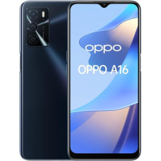 OPPO A16, dvigubas, 32 GB, 3 GB RAM, Crystal Black