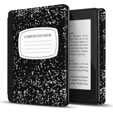 TNP Case for Kindle Paperwhite - Slim & Light Smart Cover Case with Auto Sleep & Wake for All-New Amazon Kindle Paperwhite Fits All 2012, 2013, 2015 and 2016 Versions (Composition Book Black)