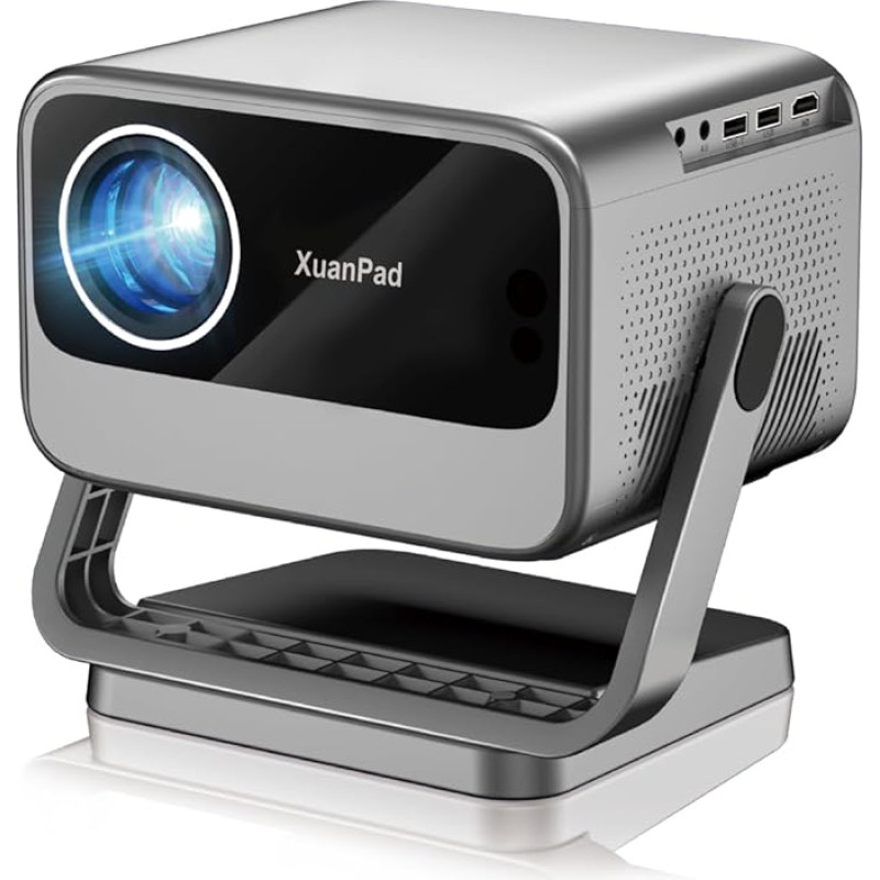 Netflix Official & Dolby Audio: XuanPad 30000L Autofocus Smart Projector 4K Supported, WiFi6 Bluetooth Full HD 1080P Mini Video Projector Home Cinema / Laptop / iPhone / Android