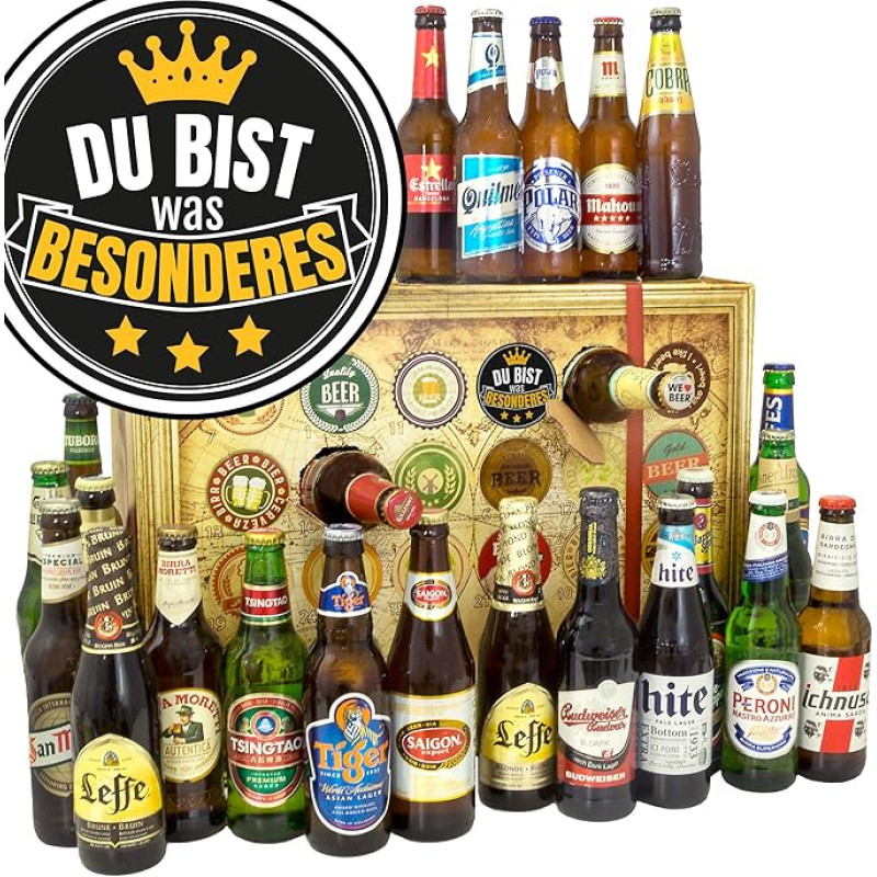 Du bist was Besonderes / 2024 2025 Bier Adventskalender / 24x Biere der Welt
