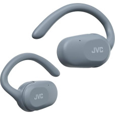 JVC Nearphones HA-NP40T-A, tikros belaidės ausinės, atviros ausies dizainas, reguliuojamas ausies kabliukas, 16 mm garsiakalbis, 26 valandų veikimo trukmė, IPX4, BT 5.4, programėlė - (mėlyna)