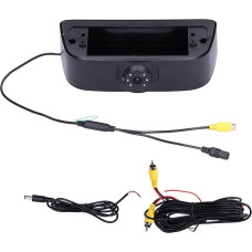 Akozon Rear View Camera, ABS Black Car Reversing Camera IP68 170° Third Brake Light Camera Parking Aid Installation and Replacement for 2010-2017 Nv200