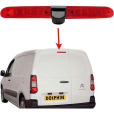 Dolphin Automotive Rear Brake Light Reversing Camera Suitable for Citroen Berlingo & Peugeot Partner II 2008-2018 (Camera Only)