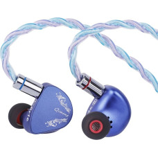 LINSOUL CVJ ARIA In-Ear Monitor, 10 mm nanokristalais dengtos dinaminės vairuotojo ausinės IEM, laidinės ausinės su keičiamais derinimo antgaliais, nuimamu kabeliu muzikantams audiofilams