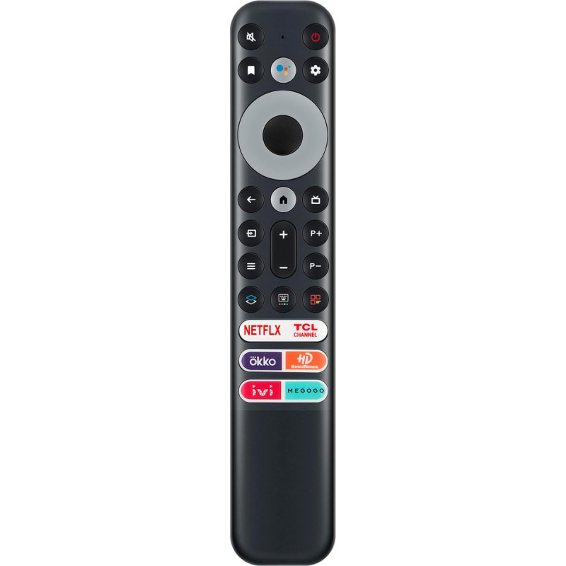 AULCMEET RC902V-FMR5 Balso keitimo nuotolinio valdymo pultas, suderinamas su TCL 4K OLED Smart TV 50S434 55S434 65S434 50S446 50S546 70S430 75S434 43S446 55S446 55R646