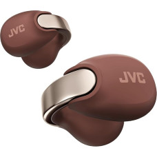 JVC NEARPHONES HA-NP1T-T Tikros belaidės juvelyrinio dizaino ausinės, patogiai prigludusios, greitojo įkrovimo funkcija, kelių taškų ryšys, 