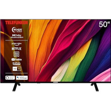 Telefunken 4K TV 50 Inch Smart TV (UHD, Dolby Vision HDR, Dolby Atmos, HD+, 6 Months Including Triple Tuner) D50U750R1CW