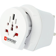 SKROSS® Combo World to UK Travel Adapter for travelling from around the world to countries that use UK or Schuko standard