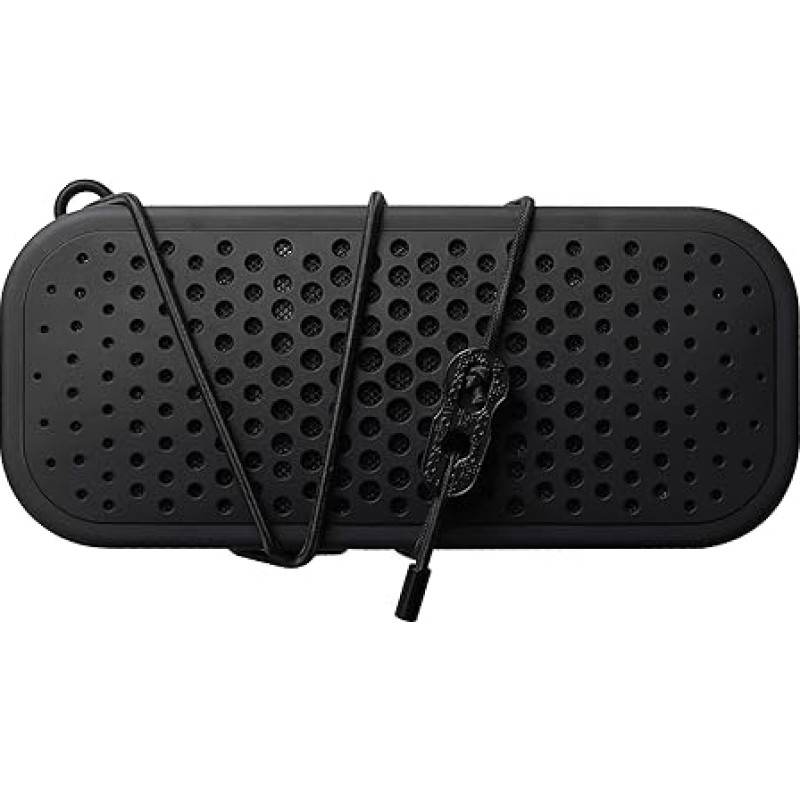 Boompods Blockblaster Bluetooth Wireless Speaker - Kompakter, tragbarer Bluetooth-Lautsprecher, IPX7 Wasserdicht, Outdoor, Mikrofon & Power Bank, Reiselautsprecher für Handy, Laptop & TV, Schwarz