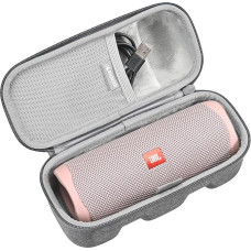 RLSOCO Case for JBL Flip 6/5/4 & Flip Essential 2 Portable Speaker & for JBL Tuner 2 Radio Recorder (Bag Only) - Grey