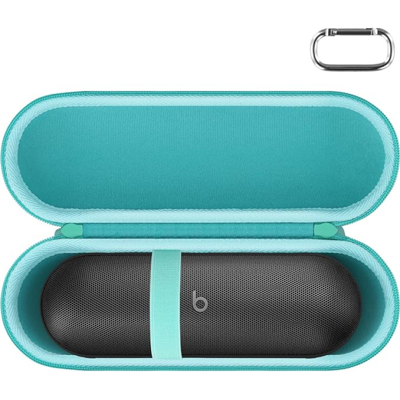 Aenllosi Hard Case Compatible with Beats Pill Wireless Bluetooth Speaker, Beats Compatible with Apple and Android Portable Speaker Case (Bag Only) (Mint Green)