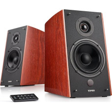 Edifier R2000DB Bluetooth-Regallautsprecher - Nahfeld-Studiomonitore - Optischer Eingang - 120 Watt RMS - Holz, R2000DB Wood