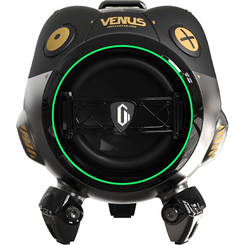 GravaStar Venus Bluetooth Speaker Mini Waterproof Portable 10 Hour 10W Case Green Cassa G2