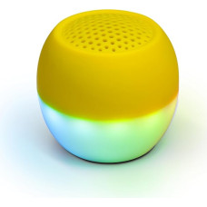 Boompods Soundflare Sustainable Portable Mini Bluetooth Speaker, Made of Ocean Bonded Plastics, Outdoor Speaker Small, IPX6 Waterproof, 5 Hours Playtime, Micro, Yellow