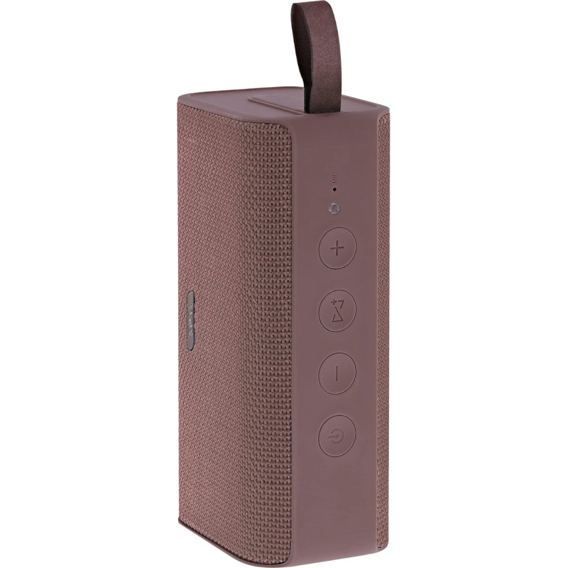 T'NB Portable Bluetooth Speaker Ideal for Packing Your Interior Wireless Speaker Elegant Design Up to 12 Hours Runtime Fabric Finish - Dusky Pink