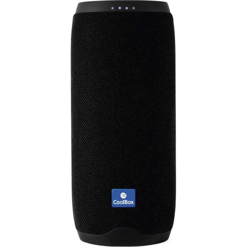 CoolStone 15 Portable Bluetooth Speaker, Up to 6 Hours Battery Life, Bluetooth Connection or Cable, MicroSD, USB, FM Radio, Charging in 2.5 Hours, Hands-Free Calling, LED Display