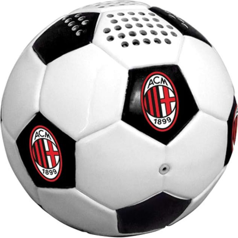 Techmade vd-tm-speakfoot-mil Lautsprecher Bluetooth für Fußball, AC Milan, weiß