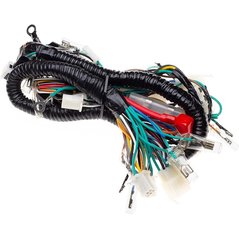 Universalus motociklo laidų komplektas Loom Kit Cable Dviračio motoroleris Quad ATV Moped