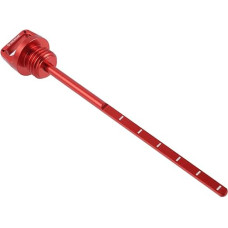 NICECNC Red Motorcycle Oil Dipstick Aluminium Alloy Oil Level Indicator Oil Dipstick Compatible with Honda XR650L 1993-2024, XR600R 1983-2000, See Fitment