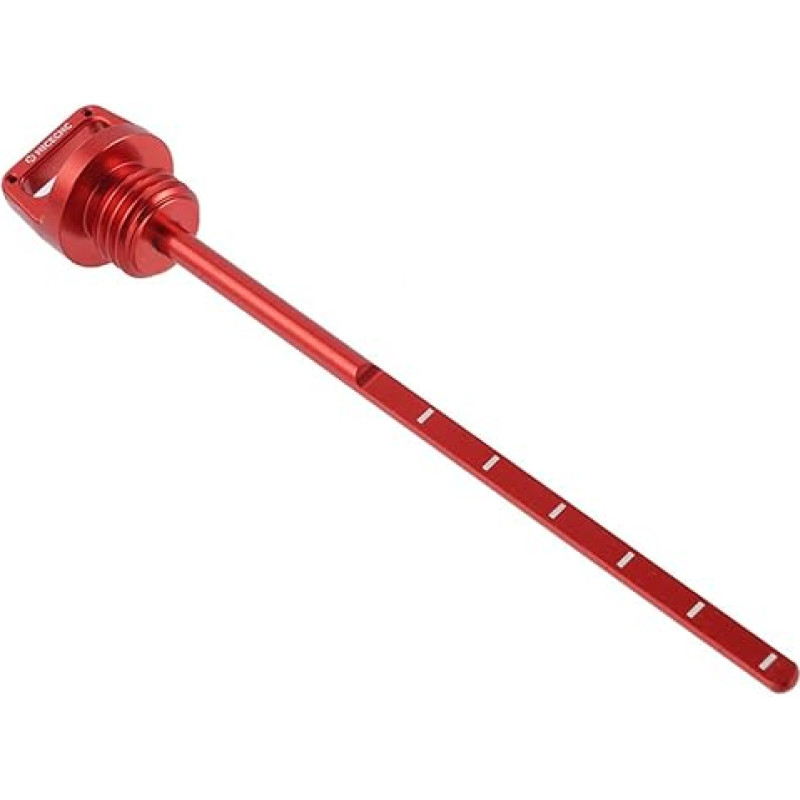 NICECNC Red Motorcycle Oil Dipstick Aluminium Alloy Oil Level Indicator Oil Dipstick Compatible with Honda XR650L 1993-2024, XR600R 1983-2000, See Fitment