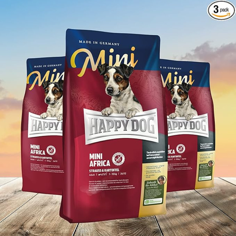 Happy Dog Sensible Mini Africa 3 x 4 kg