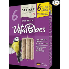 Delicia Pick-Me-Up VitaBloc 6 dėžutės po 12 = 72 lesalų paukščiams