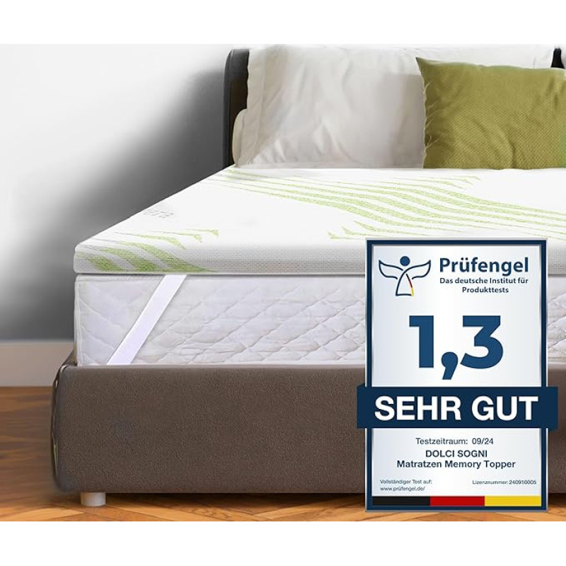 Topper atminties putų lovos ir Concealer Rigidität čiužinys 120 x 190 x 5 cm