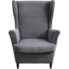 volumoon Fotelis padengti Wingback kėdė su kėdė pagalvėlė dangtelis, elastingas dangtelis Wing Chair, vienas gabalas, storinimo porankiai, apsauginis dangtelis Fotelis, apsauginiai dangteliai Wing Chair, nuimamas