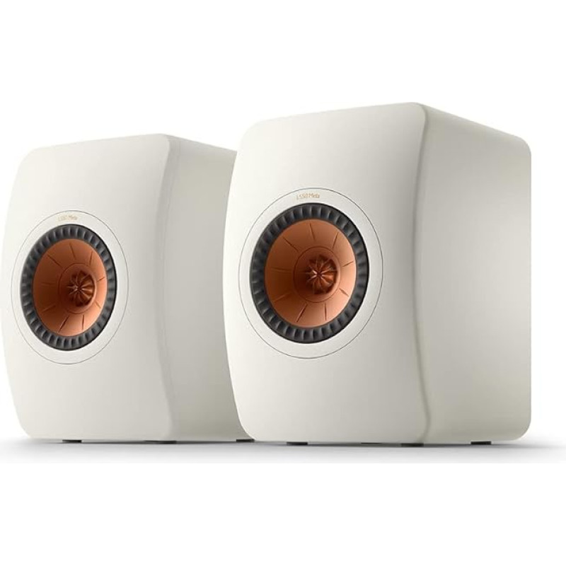 KEF LS50 Meta Shelf Speaker Mineral White, monitoriaus garsiakalbis | HiFi | Namų kinas | 40-100 W