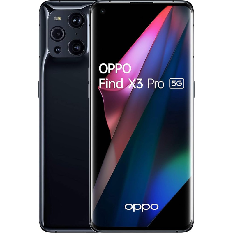 OPPO Find X3 Pro 256GB Mobilusis telefonas Juodas blizgus juodas 