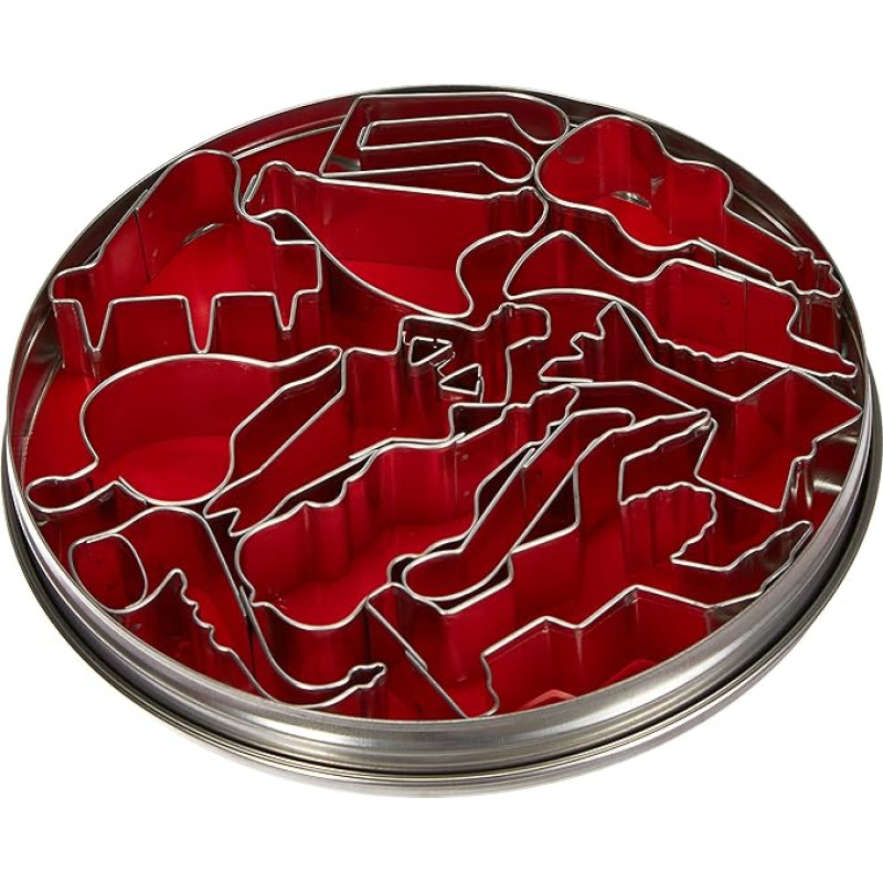 Städter Ausstechform, metalas, sidabras, 5-7, 5 cm