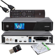 VU+ UNO 4K SE - UHD HDR 1x DVB-S2 FBC Sat Twin Tuner E2 Linux imtuvas, 