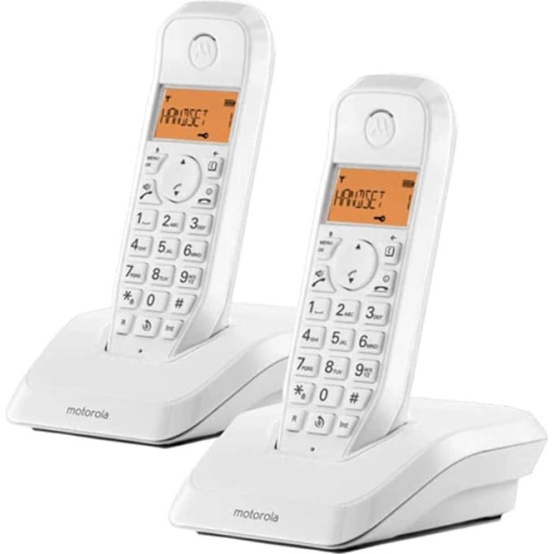 DECT MOTOROLA SERIE S12 DUO BLAN ALTA CALIDAD RESISTENTE DURADERO ALTA CALIDAD RESISTENTE DURADERO
